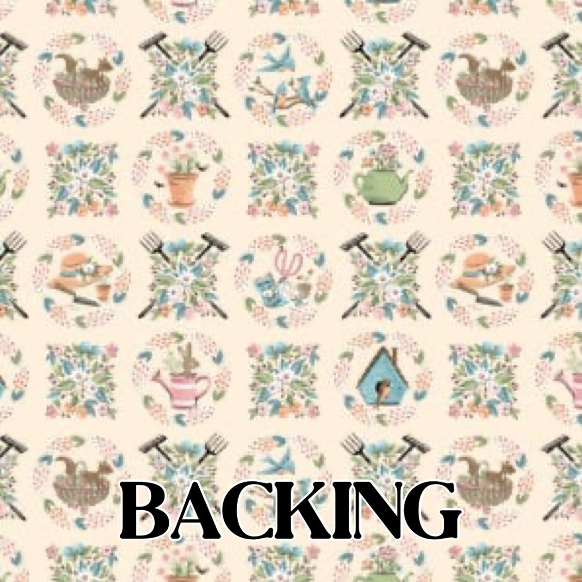 Poppie Cotton Dancing Flowers Quilt Kit Featuring Poppie Cotton Garden Party Fabrics