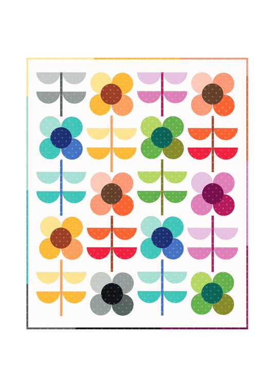 Bound Company Utopia Quilt Pattern Finished Size: 50"x61.5"