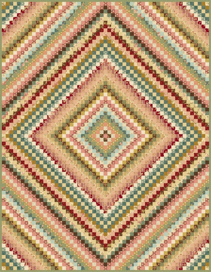Laundry Basket Quilts Wildflower Quilt Pattern Finished Size: 55.5"x71.5"