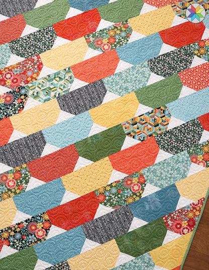 A Bright Corner Top Notch Quilt Pattern - 4 Size Variations Per Pattern