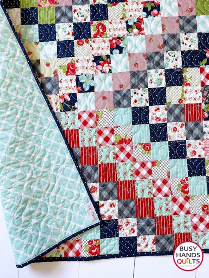 Busy Hands Quilts Scrappy Goodness Quilt Pattern - 5 Size Variations Per Pattern