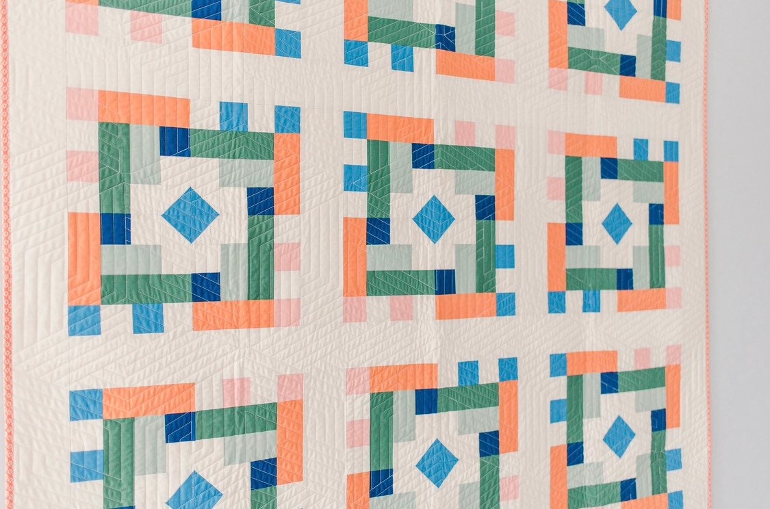 Love Sew Modern Circuit Quilt Pattern - 4 Size Variations Per Pattern