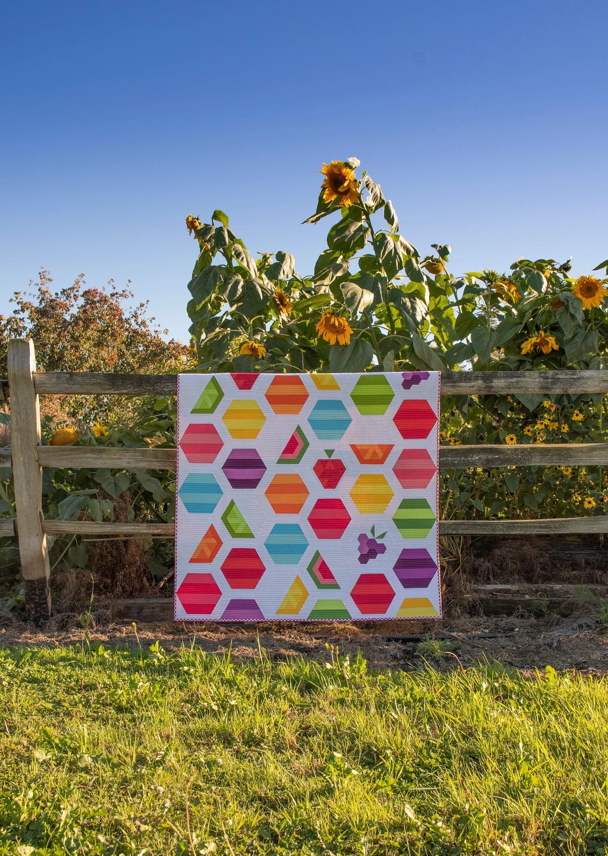 Krista Moser's The Quilted Life Fresh Fruit Sampler Quilt Pattern - 2 Size Variations Per Pattern