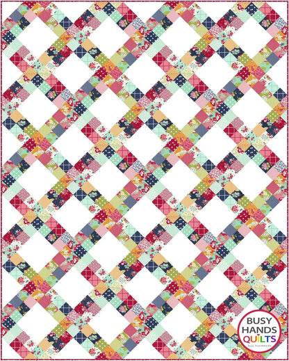 Busy Hands Quilts Hand Picked Quilt Pattern - 5 Size Variations Per Pattern