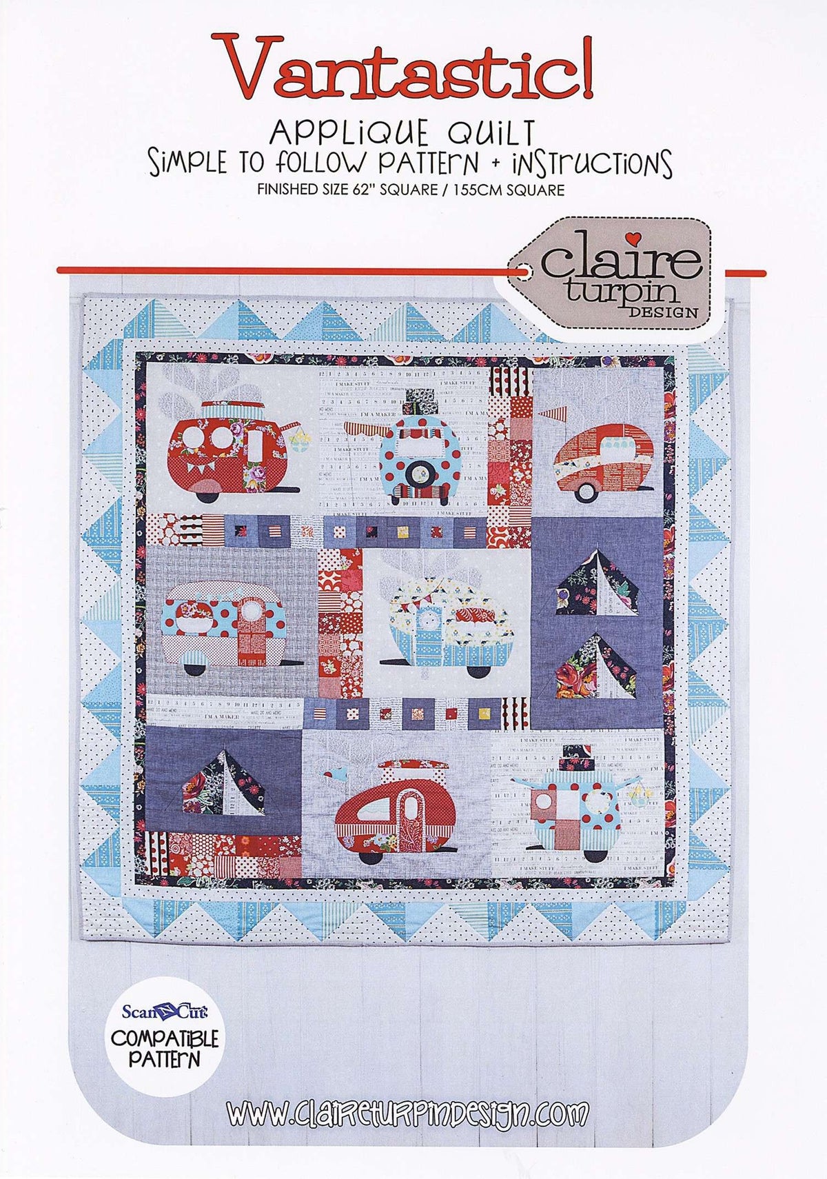 Claire Turpin Vantastic Appliqué Quilt Pattern