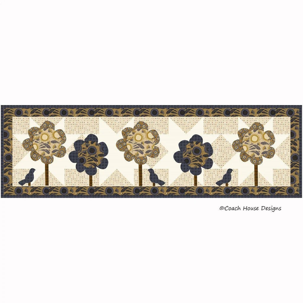 Coach House Designs Basking in the Sun Table Runner Pattern Finished Size: 51”x15”