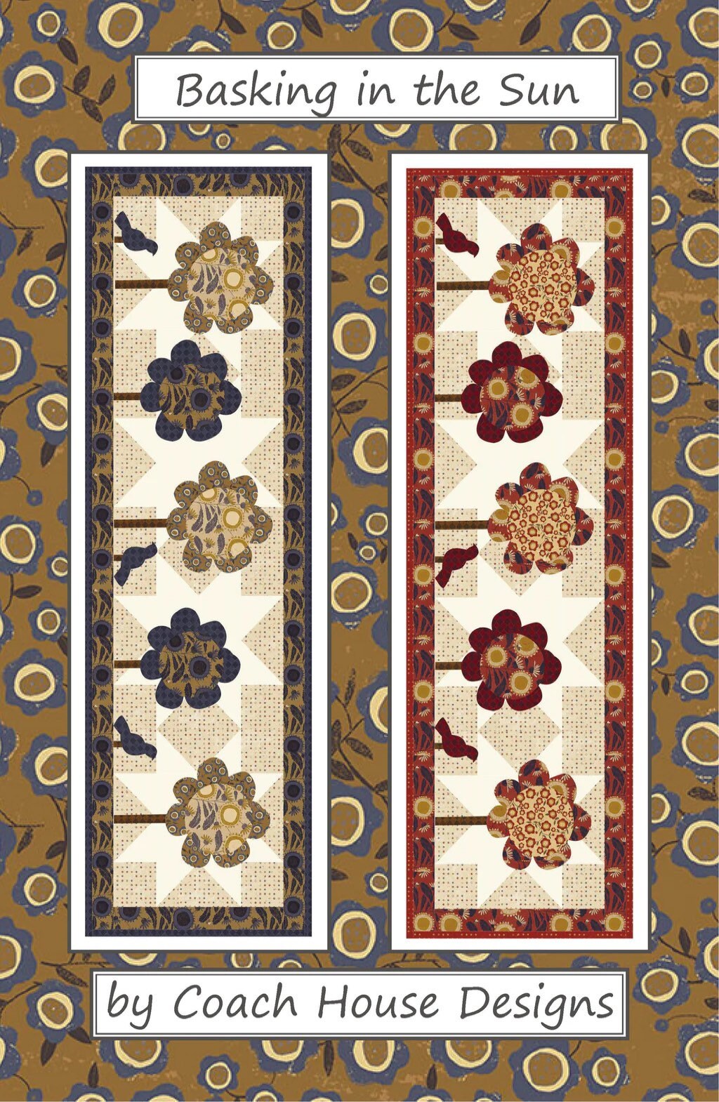 Coach House Designs Basking in the Sun Table Runner Pattern Finished Size: 51”x15”