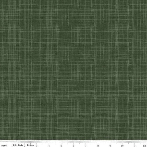 END OF BOLT 15" Riley Blake Love You S'more Fabric Collection Weave on Pine