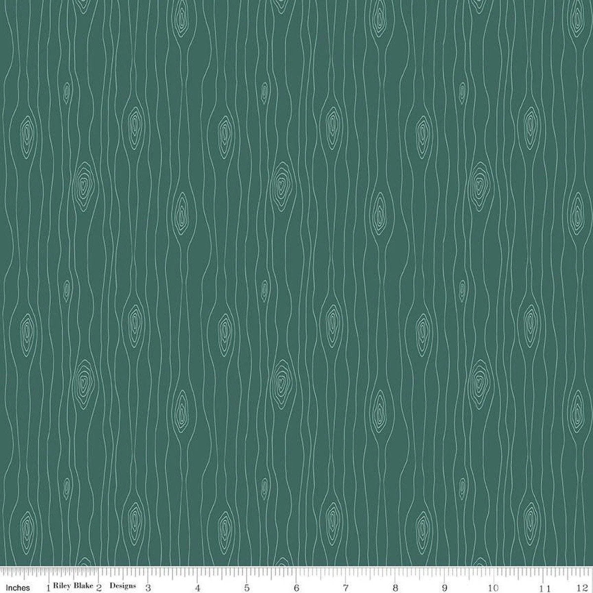 Riley Blake Love You S'more Fabric Collection Bark on Teal Premium 100% Cotton Quilt Shop Quality Fabrics