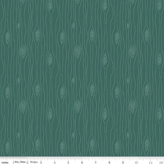 Riley Blake Love You S'more Fabric Collection Bark on Teal Premium 100% Cotton Quilt Shop Quality Fabrics