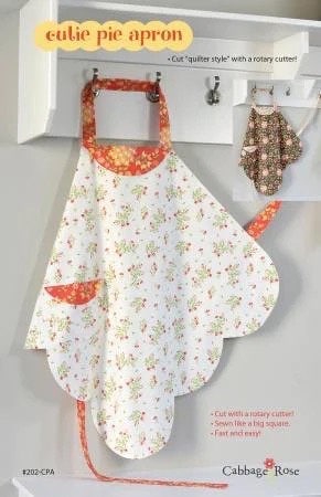 Cabbage Rose Cutie Pie Apron Pattern