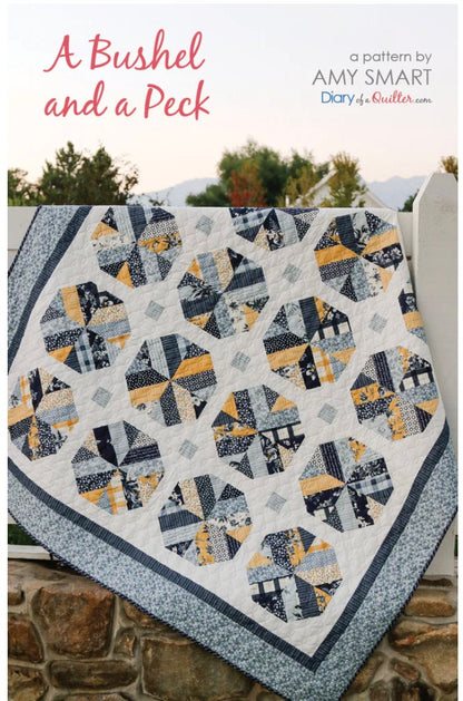 Diary of a Quilter Bushel and a Peck Quilt Pattern - 5 Size Variations Per Pattern