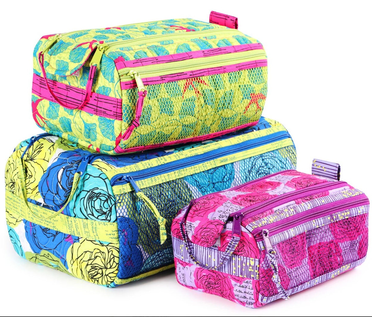 ByAnnie Double Zip Gear Bag 2.0 Pattern - 3 Size Variations Per Pattern (14 Colors of 18"x54" Mesh Packs Sold Separately)
