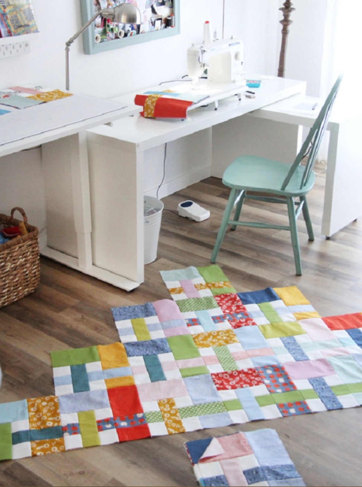 Cluck Cluck Sew Picnic Quilt Pattern - 6 Size Variations Per Pattern