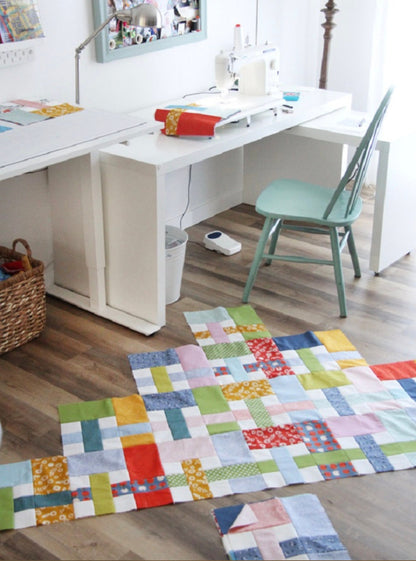 Cluck Cluck Sew Picnic Quilt Pattern - 6 Size Variations Per Pattern