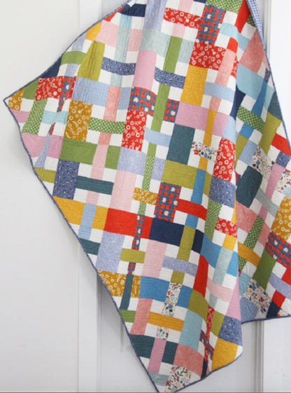 Cluck Cluck Sew Picnic Quilt Pattern - 6 Size Variations Per Pattern