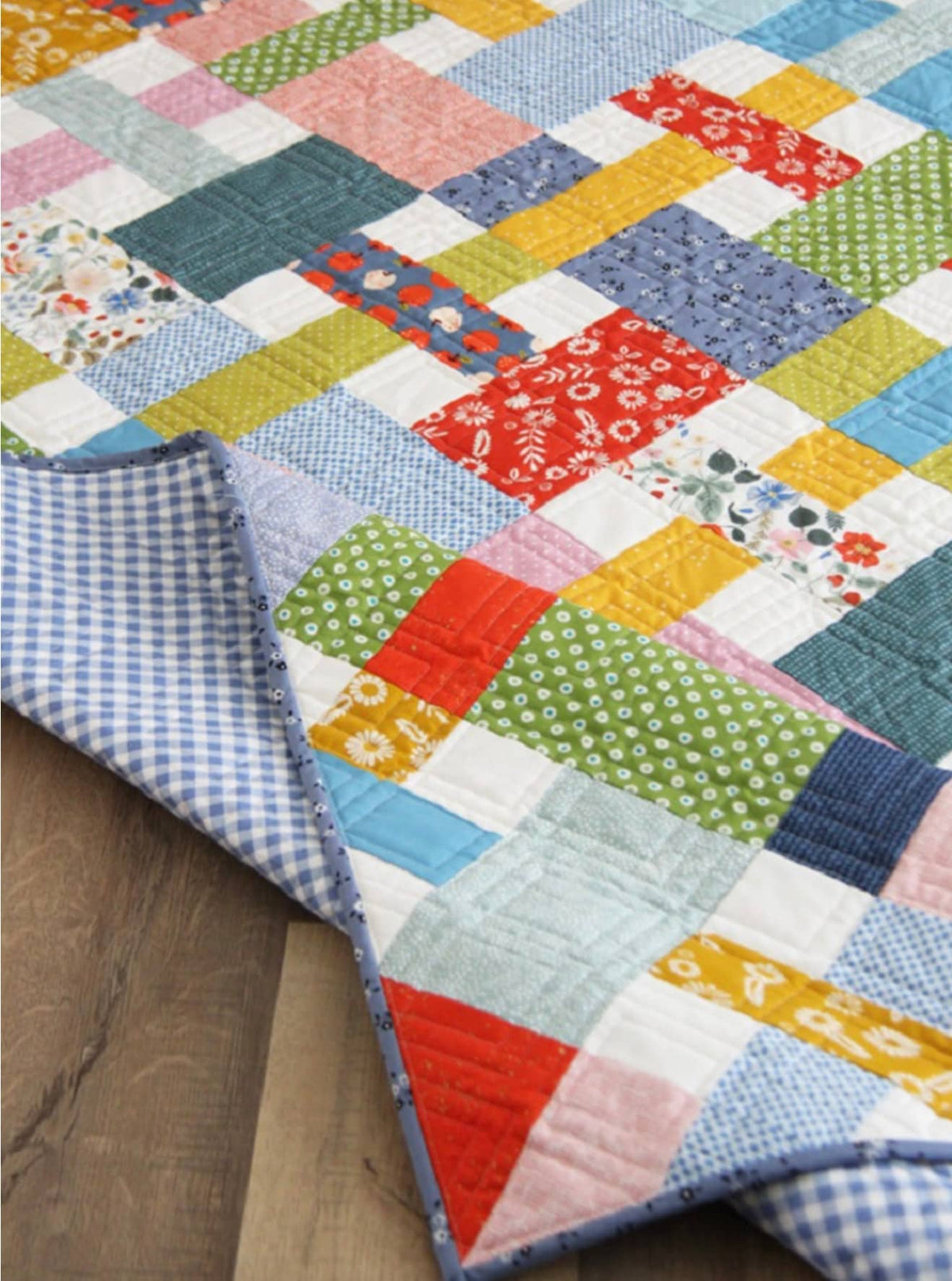 Cluck Cluck Sew Picnic Quilt Pattern - 6 Size Variations Per Pattern