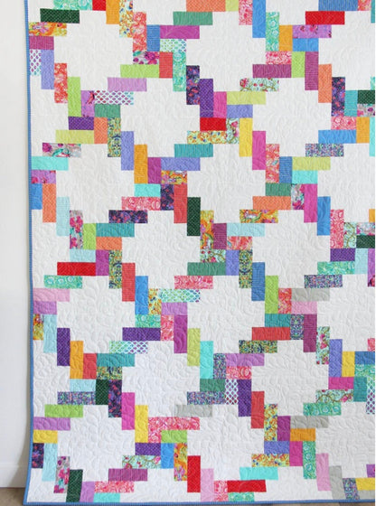 Cluck Cluck Sew Jelly Twist Quilt Pattern - 4 Size Variations Per Pattern