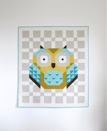 Bound Company Little Owl Quilt Pattern - 3 Size Variations Per Pattern