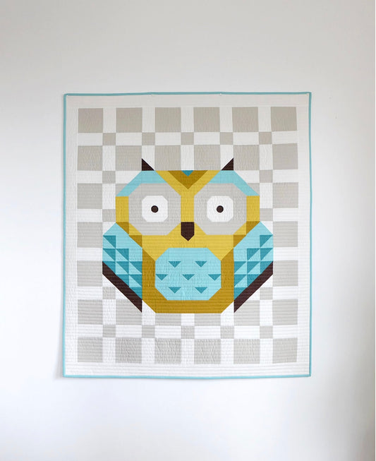Bound Company Little Owl Quilt Pattern - 3 Size Variations Per Pattern