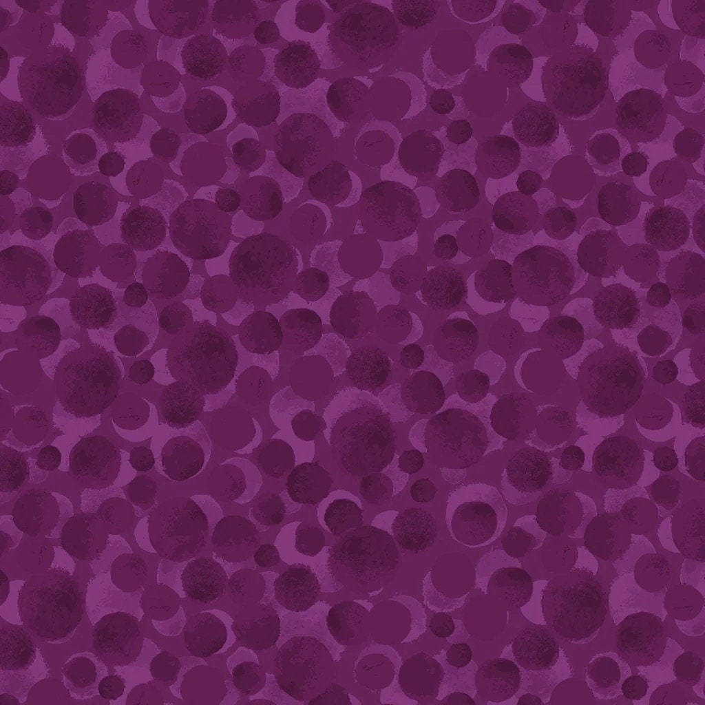 Lewis & Irene Bumbleberries Blenders Fabric Collection Royal Purple BB027 Authentic Premium 100% Cotton Quilt Shop Quality Fabrics