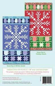 Amanda Murphy Designs Snow Day Quilt Pattern Finished Size: 56.5"x98"