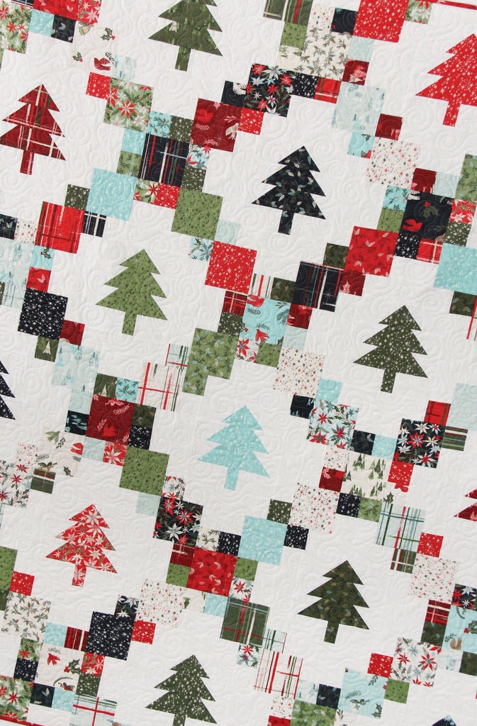 Cluck Cluck Sew Evergreen Quilt Pattern - 4 Size Variations Per Pattern