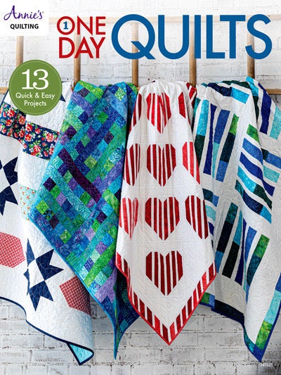 Annie’s Quilting One Day Quilts Pattern Book - 13 Projects Per Book