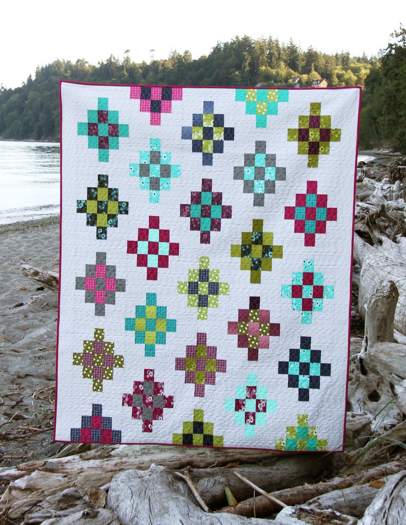 Cluck Cluck Sew Uptown Quilt Pattern - 4 Size Variations Per Pattern