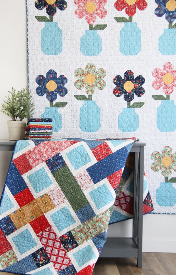 Cluck Cluck Sew Primrose Quilt Pattern -2 Size Variations Per Pattern