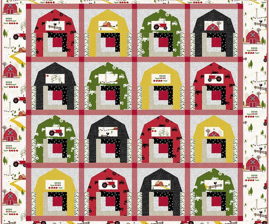 Poor House Quilt Designs I Spy Farm Quilt Pattern (2 Size Variations Per Pattern)
