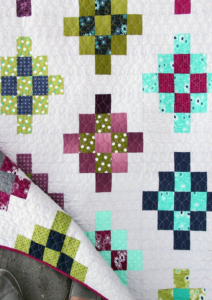 Cluck Cluck Sew Uptown Quilt Pattern - 4 Size Variations Per Pattern