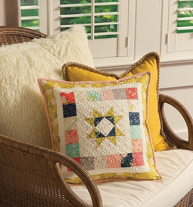Moda All-Stars Soft Spot Quilted Pillows & Comfy Cushions Pattern Book - 17 Patterns Per Book (Softcover)