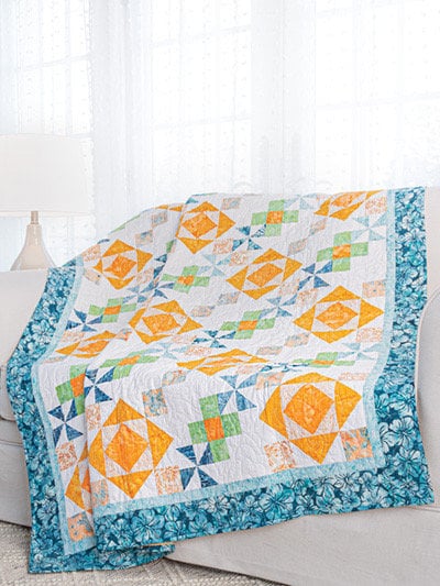 Annie's World Fun Fat Quarter Quilts For Spring Quilt Pattern Book - 11 Projects Per Book