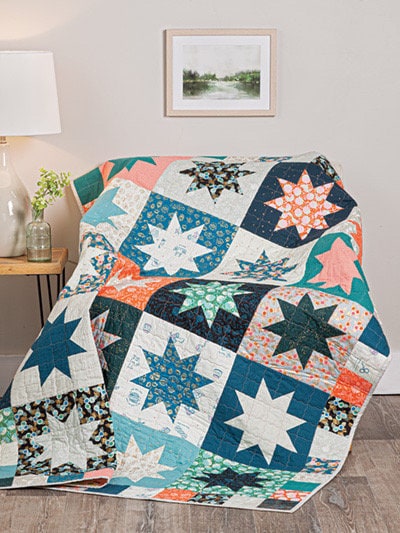 Annie's World Fun Fat Quarter Quilts For Spring Quilt Pattern Book - 11 Projects Per Book