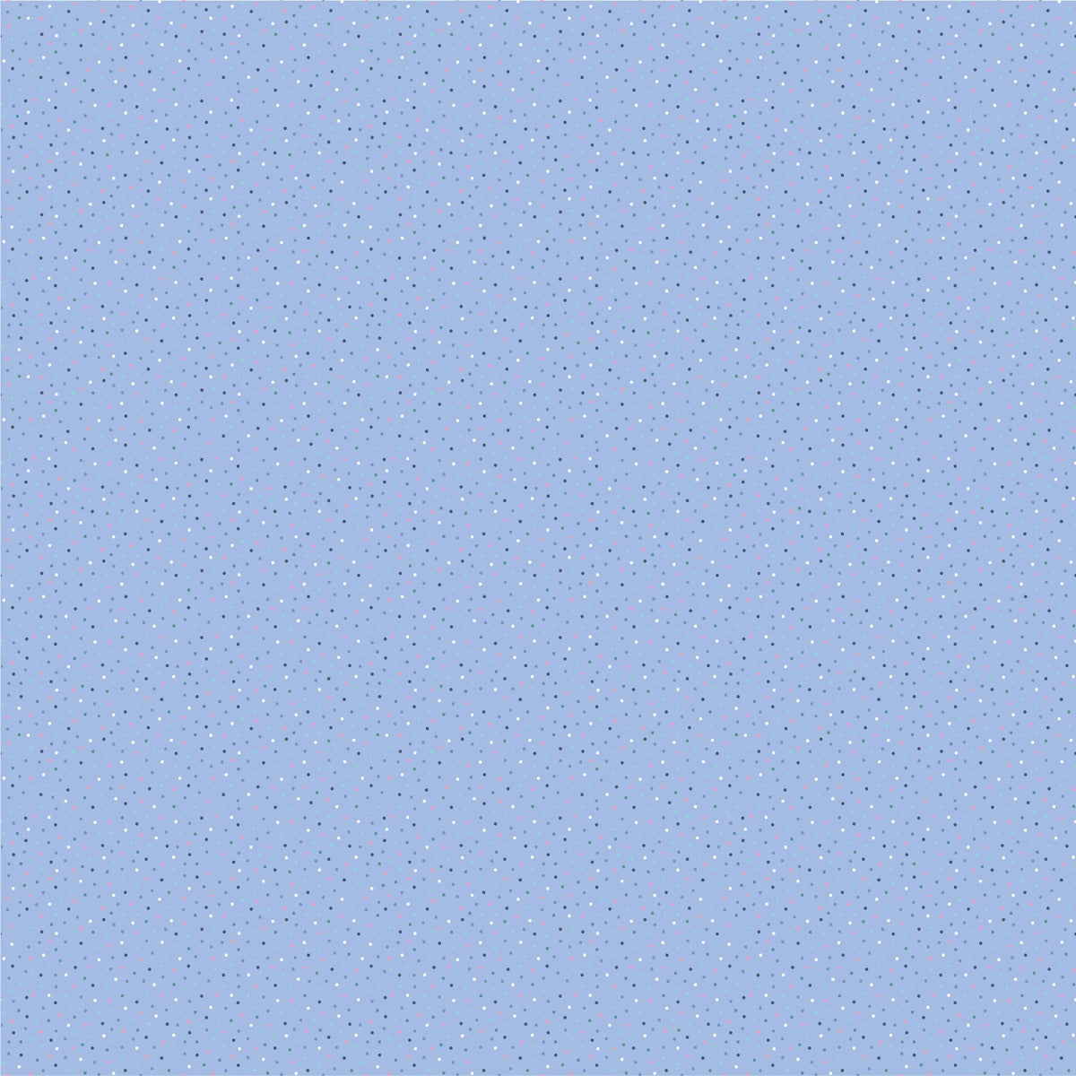 Poppie Cotton Country Confetti Blenders Fabric Collection Forget-Me-Not Bright Blue Authentic Premium 100% Cotton Fabrics CC20199