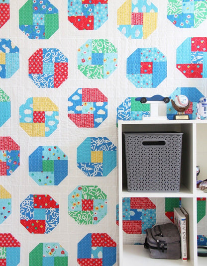 Cluck Cluck Sew Layer Cake Bounce Quilt Pattern - 5 Size Variations Per Pattern
