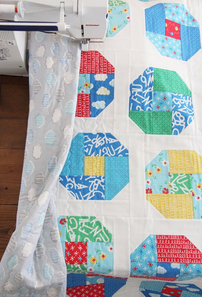 Cluck Cluck Sew Layer Cake Bounce Quilt Pattern - 5 Size Variations Per Pattern