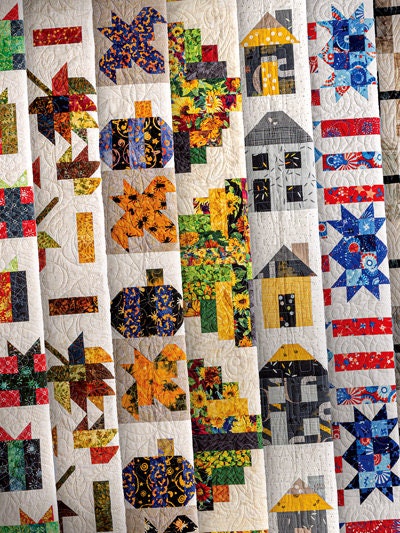Annie’s Quilting Jelly Roll Quilts For All Seasons Pattern Book (12 Projects Per Book)
