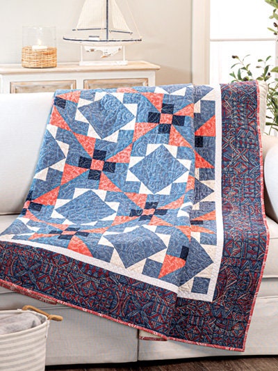 Annie's Quilting Creative Two-Block Quilts Pattern Book - 11 Colorful Patterns Per Book
