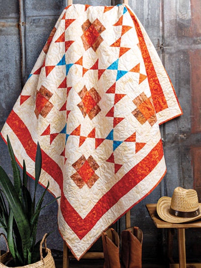 Annie's Quilting Creative Two-Block Quilts Pattern Book - 11 Colorful Patterns Per Book