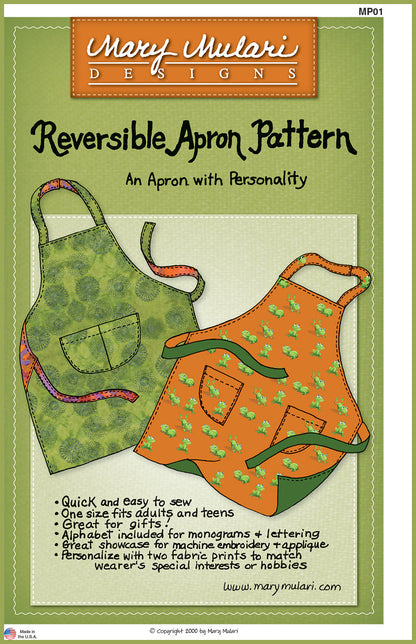 Mary Mulari Designs Reversible Apron Pattern