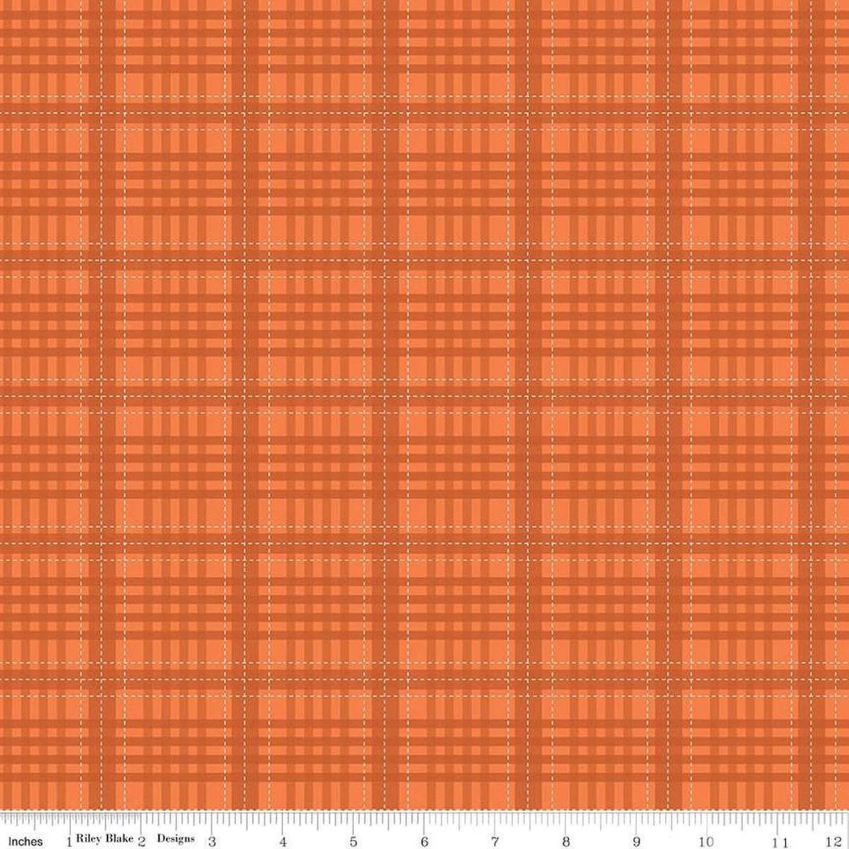 Riley Blake Country Life Fabric Collection Flannel Shirt on Carrot Premium 100% Cotton Quilt Shop Quality Fabrics
