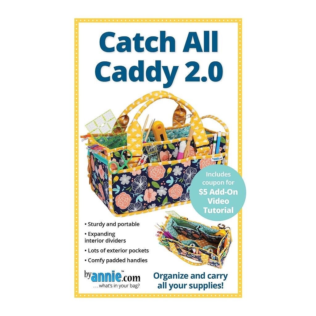 ByAnnie Catch All Caddy 2.0 Pattern (14 Colors of 18"x54" Mesh Packs Sold Separately)