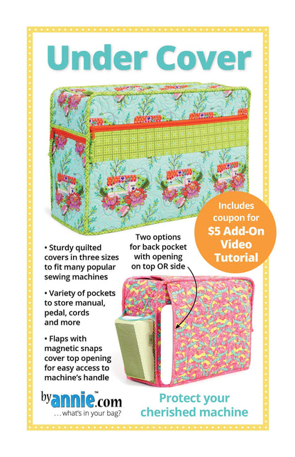 ByAnnie Under Cover Sewing Machine Pattern -3 Size Variations Per Pattern (14 Colors of 18"x54" Mesh Packs Sold Separately)