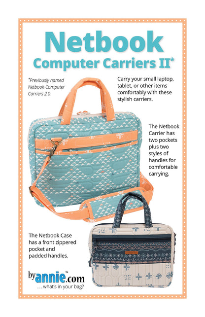 ByAnnie Netbook Computer Carrier II Pattern - 2 Size Variations Per Pattern (14 Colors of 18"x54" Mesh Packs Sold Separately)