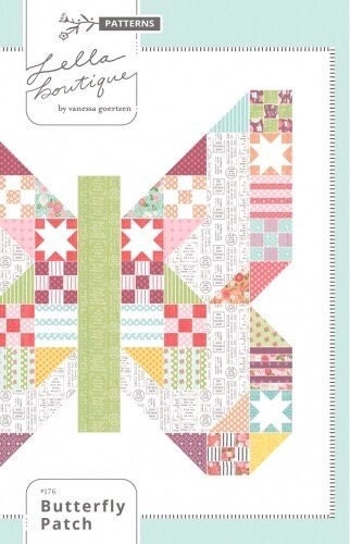 Lella Boutique Butterfly Patch Quilt Pattern Finished Size: 60"x60"