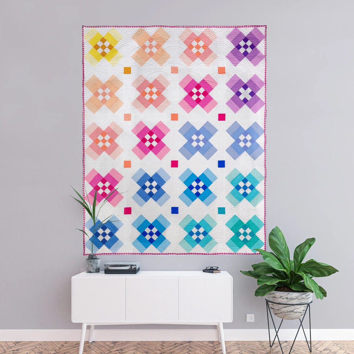 Coral + Co Modern Sewing Butterscotch Quilt Pattern - 3 Size Variations Per Pattern