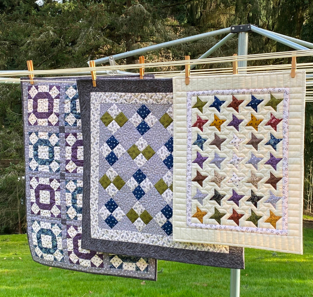 Laugh Yourself Into Stitches Little By Little Quilt Pattern - 3 Size Variations Per Pattern