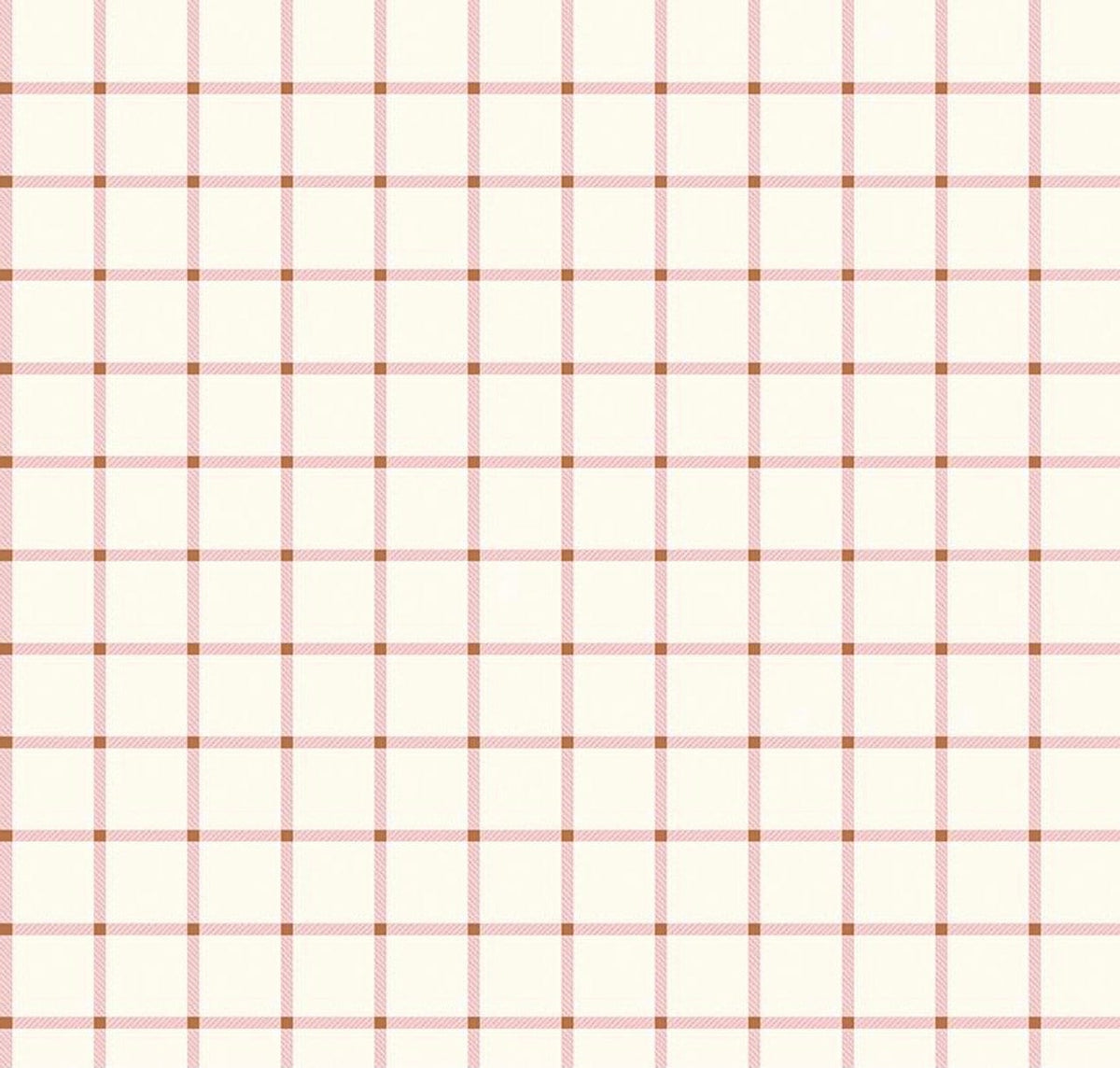 END OF BOLT 15" Riley Blake Sweetbriar Fabric Collection Plaid on Cream C14024-Cream